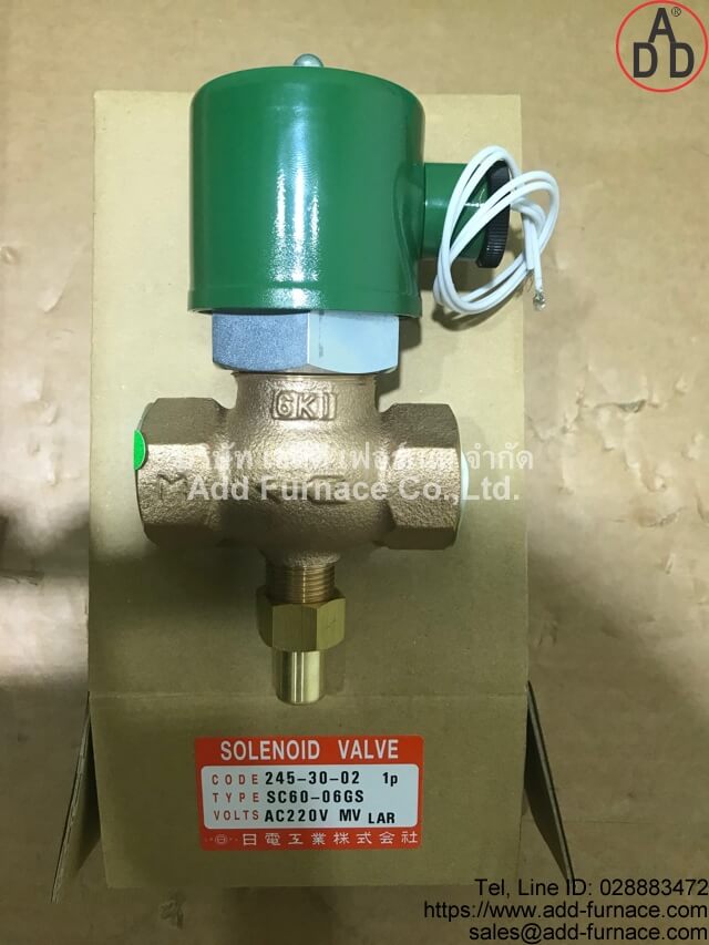 Nichiden Solenoid Valve,Type SC-40|SC-60|SC-70|SD-20|SD-30 (5) 